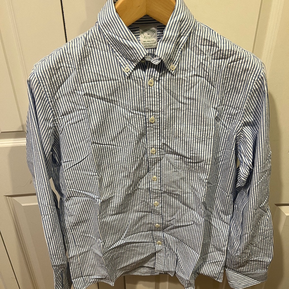 Brooks Brothers Men's Dress Shirt - Size Medium